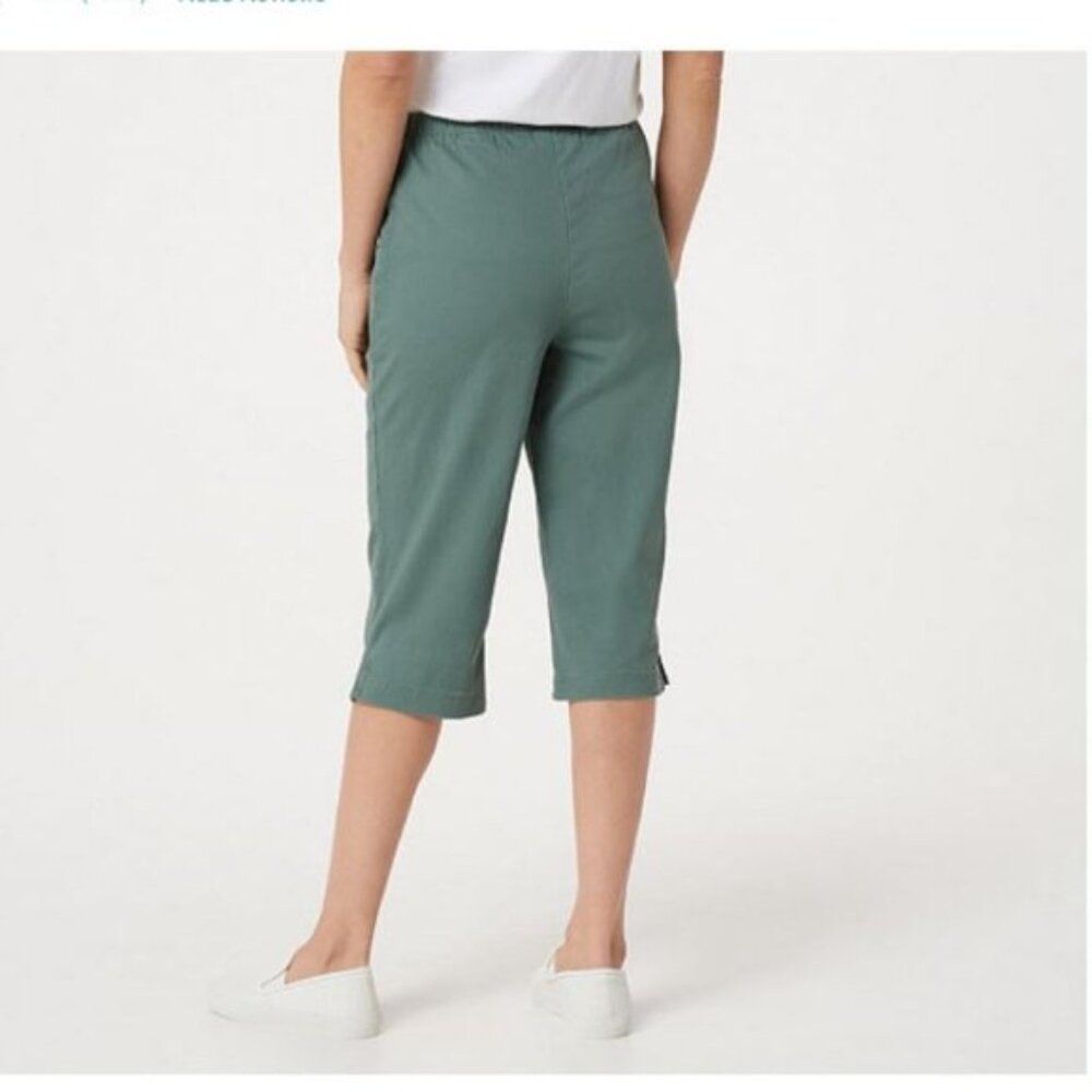 D & CO How Timeless - A70851 - Stretch Twill 2-Pkt Pedal Pusher - Large - Picture 11 of 11